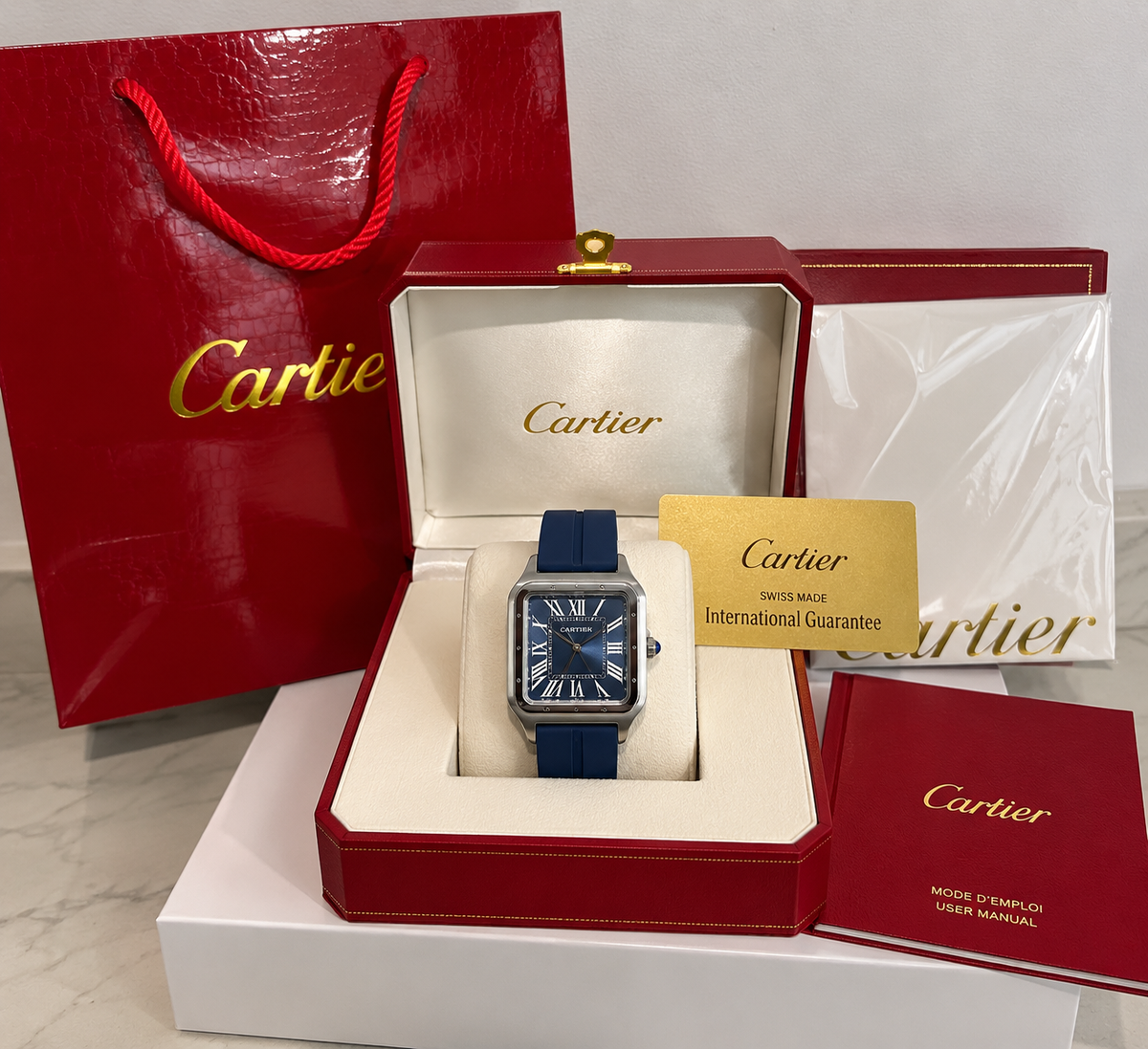 Cartie Silicone Bleu عيار Avec Packaging Complet