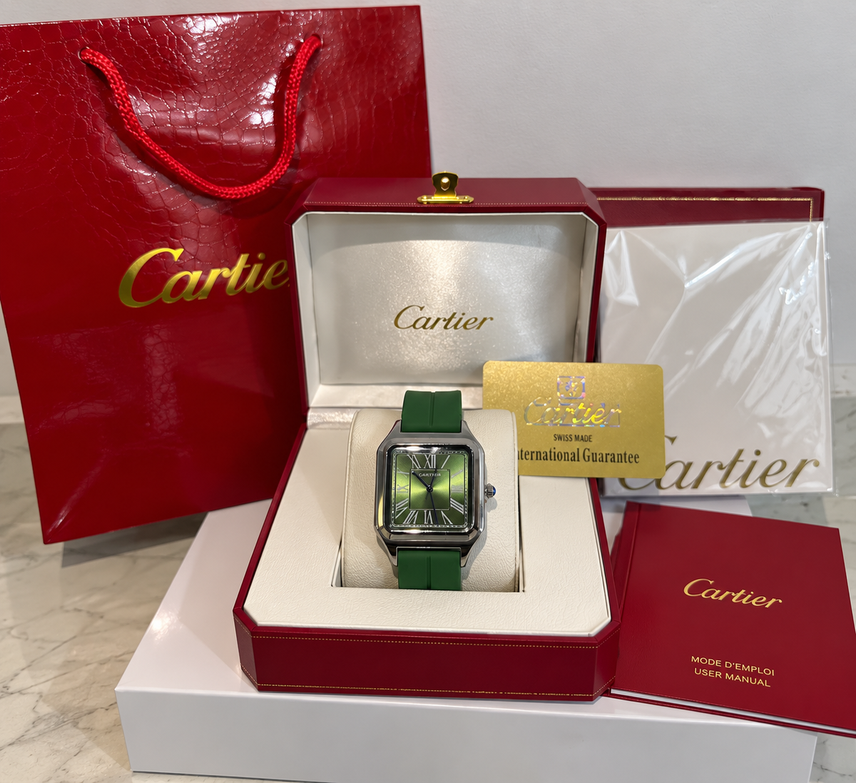Cartie Silicone Vert عيار Avec Packaging Complet