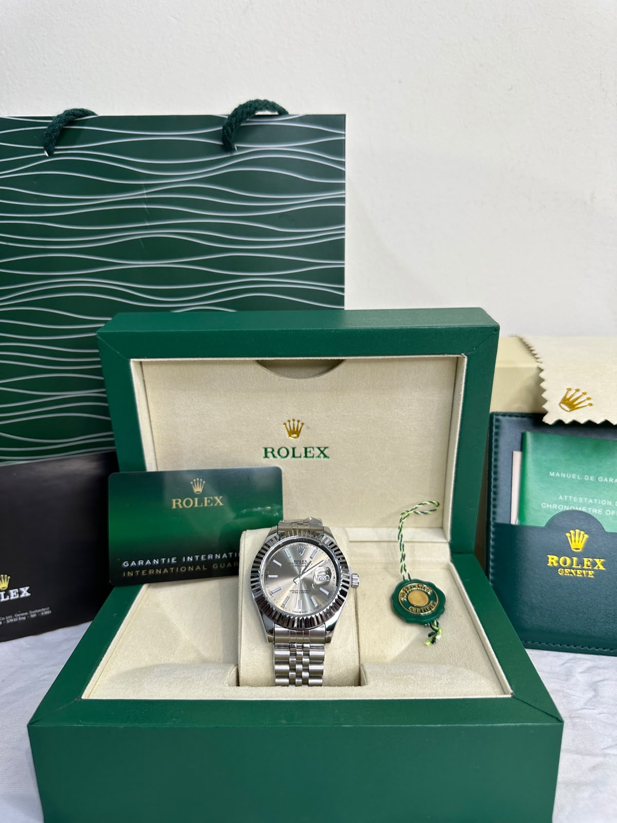 Rolex Bage avec packaging complet