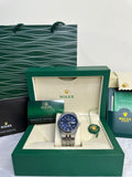 Rolex Datejust Bleu avec packaging complet