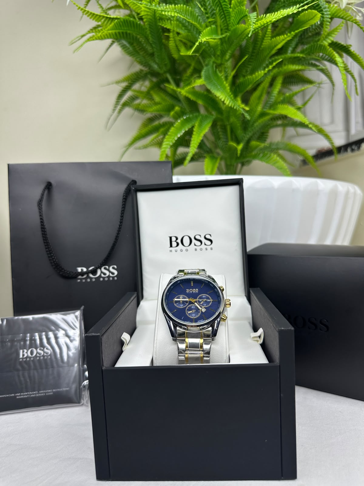 Boss Jaune Bleu avec packaging complet
