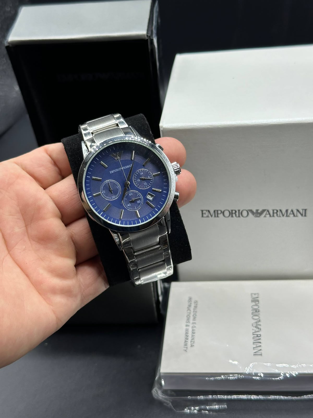 Armani Bleu avec packaging complet