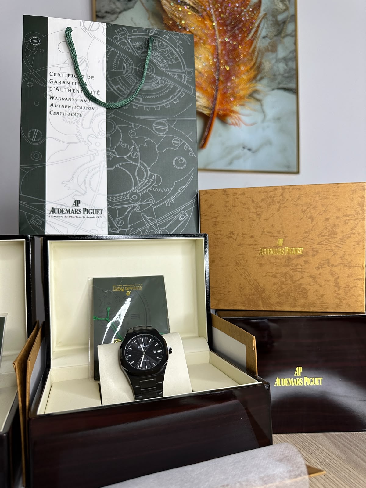 Audemars Piguet Noire Complet avec packaging complet